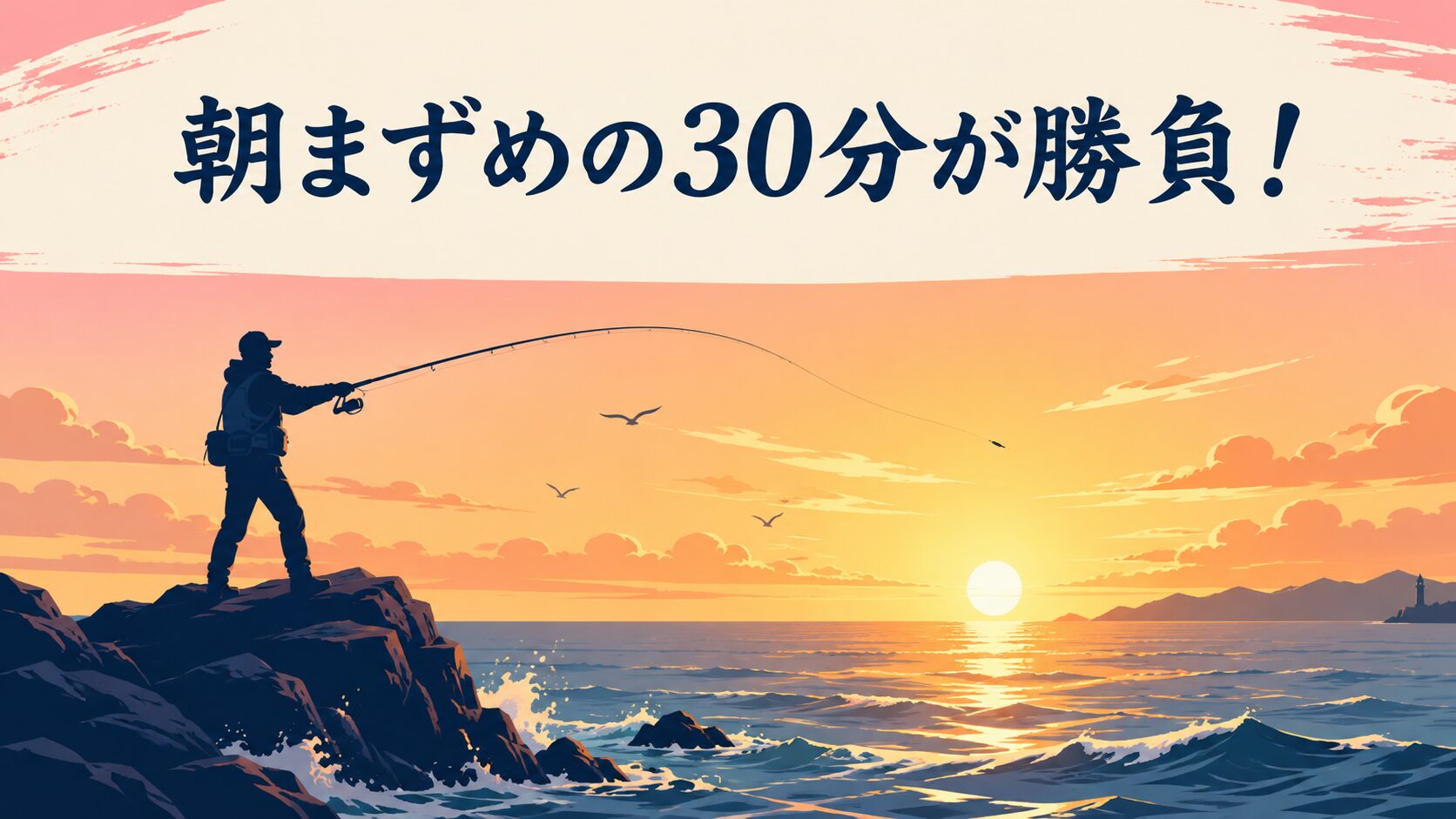 朝まずめの30分が最大のチャンス