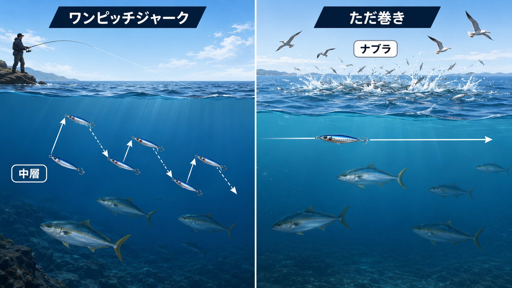 ブリのアクション