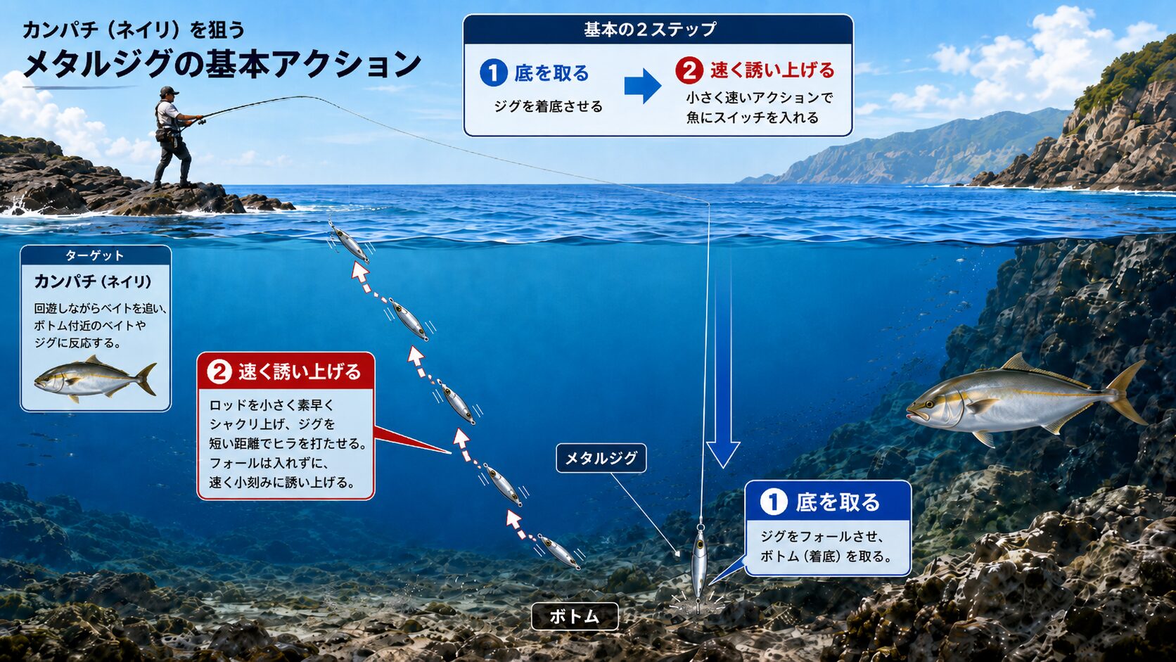 カンパチの釣り方