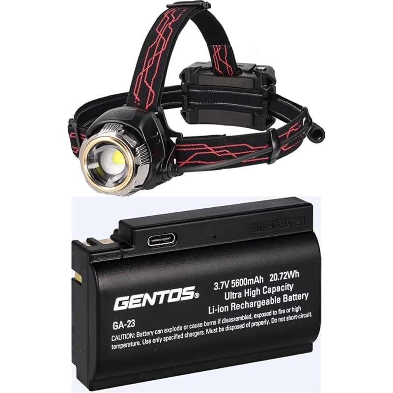 ジェントス LEDヘッドライト GH-300RG