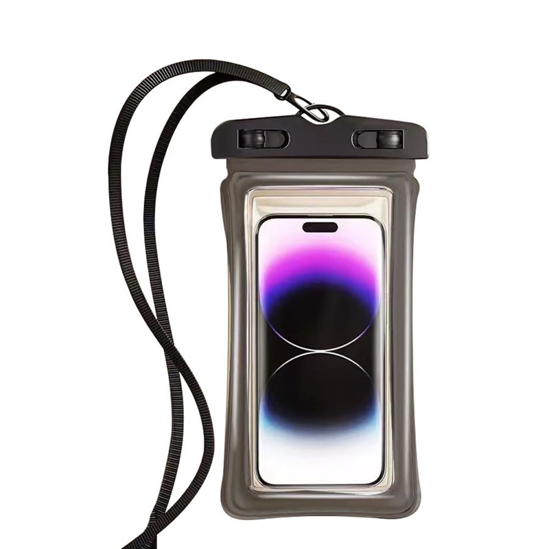 防水スマホケース IPX8 ネックストラップ付き